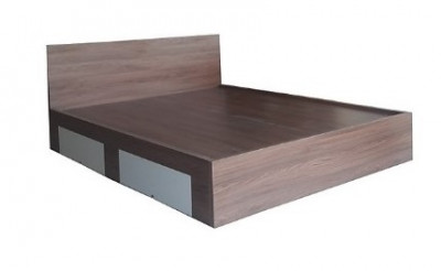 Giường ngủ gỗ giá rẻ có ngăn rộng 1.4m GN07