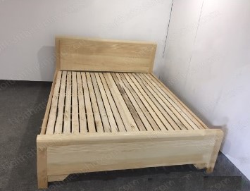 Giường ngủ gỗ sồi đẹp rộng 1.8m GGNS11
