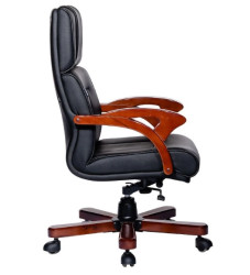 Ghế xoay lãnh đạo đệm da cao cấp TQ10