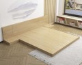 Giường ngủ gỗ bệt rộng 1.6m trong lòng GCN67