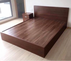 Giường ngủ đẹp gỗ công nghiệp chống ẩm rộng 1.8m GN19