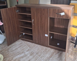 Nhận đóng tủ đựng giày gỗ công nghiệp theo yêu cầu KG08