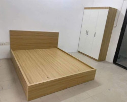 Combo bộ giường ngủ  tủ quần áo phòng trọ giá rẻ GN76