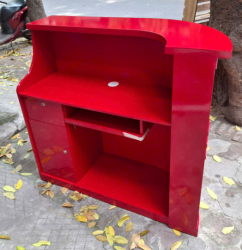 Bàn quầy lễ tân thu ngân giá rẻ  dài 1.2m BQG02