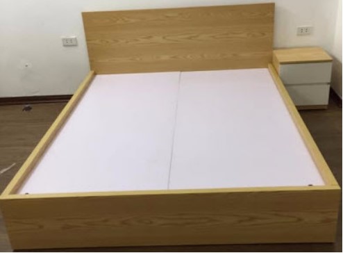 Giường ngủ đẹp giá rẻ rộng 1.6m GCN69