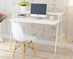 Bàn khung sắt mặt gỗ giá rẻ BSK04