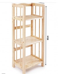 Giá để sách gỗ thông 3 tầng rộng 40cm GS3T40