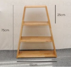 Kệ gỗ trang trí hình thang KSG35