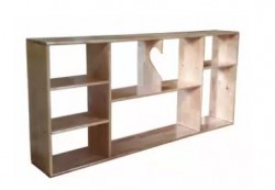 Kệ sách gỗ tự nhiên rộng 1.2m KTT05