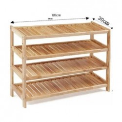 Kệ để giày dép bằng gỗ giá rẻ rộng 80cm KG4T80
