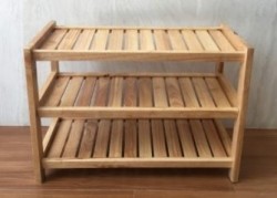 Kệ để giày dép gỗ tự nhiên 3 tầng rộng 60cm KG3T60