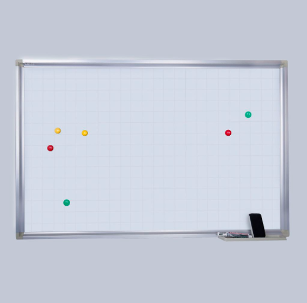 Bảng từ trắng treo tường khung nhôm viết bút kích thước 360x120cm