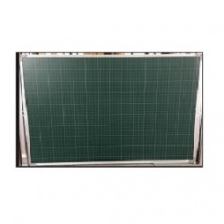 Bảng từ xanh viết phấn kẻ ô ly kích thước 120x80cm