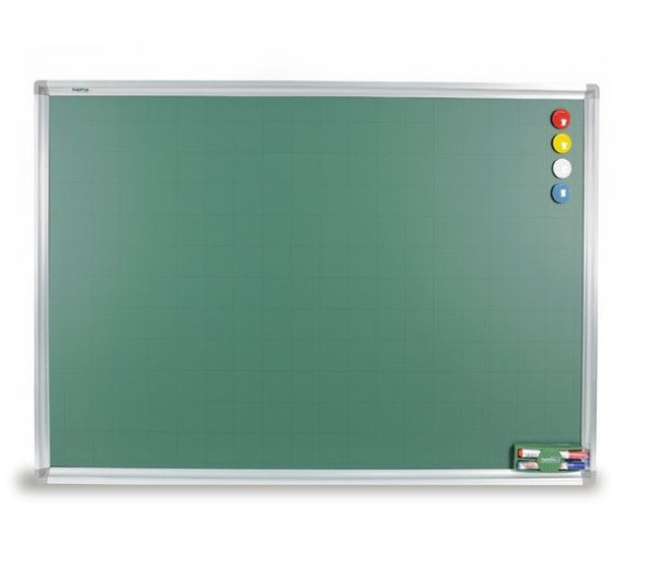 Bảng từ xanh viết phấn khung nhôm 2cm kích thước 80x60cm