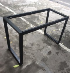 Bàn họp chân sắt đẹp giá rẻ mặt gỗ rộng 2.4m BHKS06