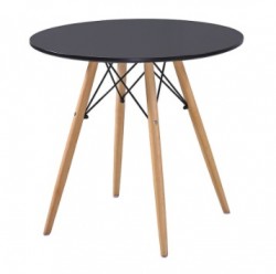 Bàn cafe đẹp mặt bàn gỗ tự nhiên rộng 60cm BCF60