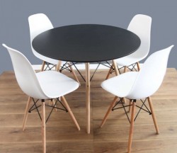 Bàn cafe đẹp mặt bàn gỗ tự nhiên rộng 60cm BCF60