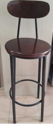Ghế cafe chân sắt giá rẻ có tựa GCF31
