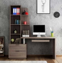 Bàn học có giá sách hiện đại BGKS63