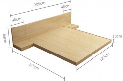 Giường bệt giá rẻ rộng 1.2m  GN66