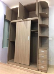 Tủ quần áo cánh lùa  gỗ MDF rộng 1.5m TAG67