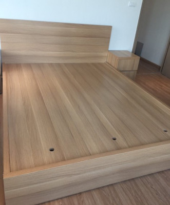 Giường ngủ gỗ công nghiệp MDF chổng ẩm rộng 1.4m GN02