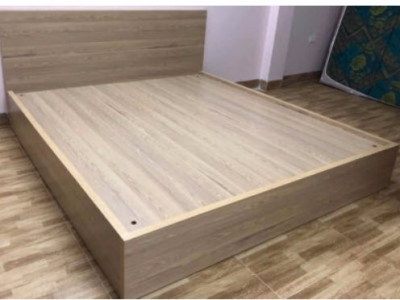 Giường ngủ đẹp gỗ công nghiệp chống ẩm rộng 1.8m GN19