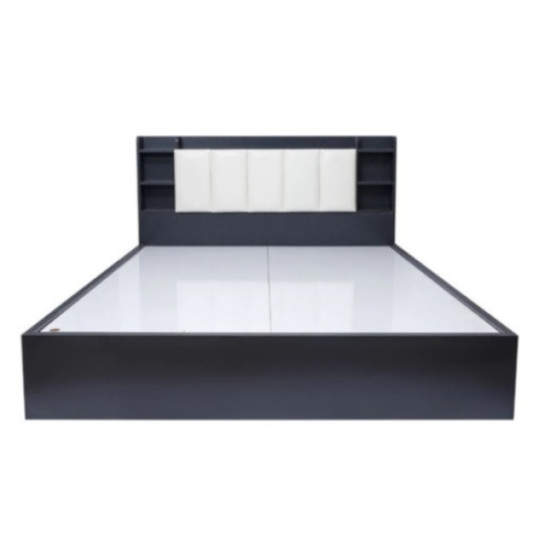 Giường Ngủ Gỗ Công Nghiệp Có Kệ Đầu Giường Hiện Đại 1m6x2m GN48