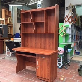Bàn học có giá sách dài tiện lợi rộng 1.2m BLG12XĐ