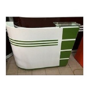 Bàn quầy lễ tân đẹp giá rẻ BQG12XL dài 1.2m