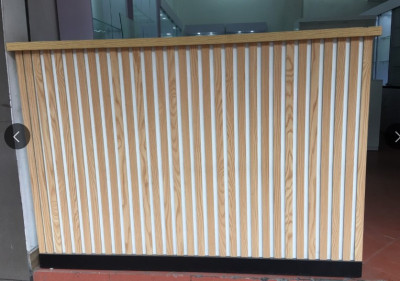 Quầy lễ tân khách sạn đẹp giá rẻ dài 1.8m BQTG18KS