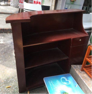 Bàn quầy cafe giá rẻ dài 1.5m BQCF01