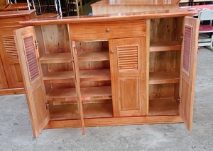 Tủ giày dép giá rẻ bằng gỗ tự nhiên KG22