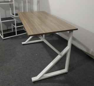 Bàn làm việc giá rẻ khung sắt chân chữ K rộng 1m BKSG32