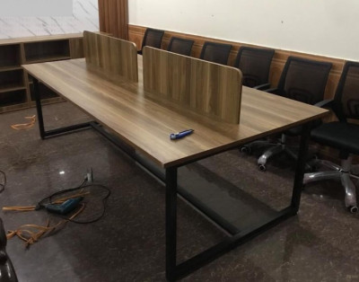 Bàn vách ngăn nhân viên đẹp giá rẻ rộng 2.4m BKSG13