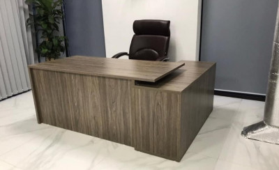 Bàn làm việc giá rẻ lượn góc chữ L gỗ dài 1.8m BLĐ01