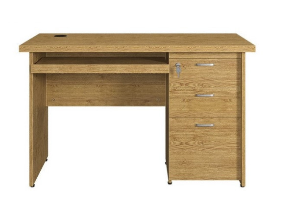 Bàn làm việc gỗ hộc sát đất 1m2 giá rẻ The One AT120SHL3DFR