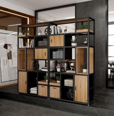 Kệ để đồ trang trí khung sắt dài 1m KKS22
