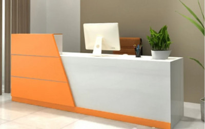 Bàn quầy lễ tân văn phòng dài 2.2m BQG22