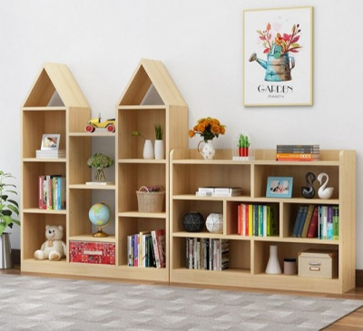 Tủ kệ sách hình ngôi nhà rộng 1.8m TS71