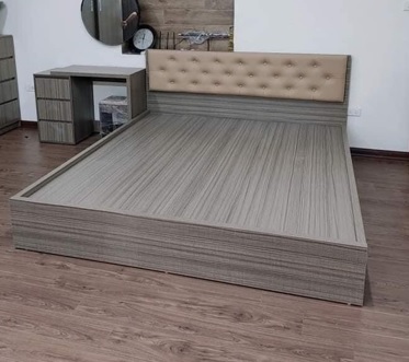 Giường ngủ 2 ngăn kéo có đệm đầu giường GN30