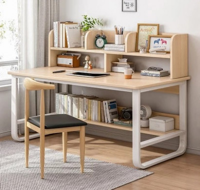 Bàn học, bàn làm việc có giá sách BSKS16