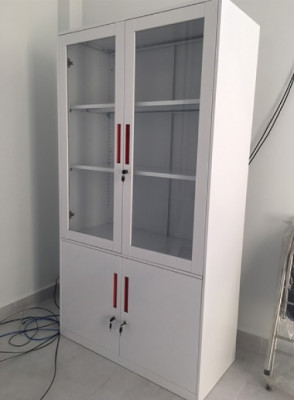 Tủ tài liệu sắt trắng theone TU09K3D