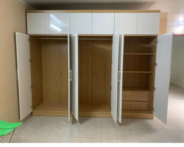 Tủ quần áo gỗ công nghiệp MDF cánh mở dài 2,4m TAG78