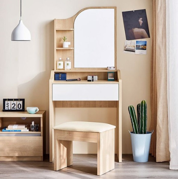 Bàn phấn trang điểm gỗ công nghiệp mini hiện đại BPG20