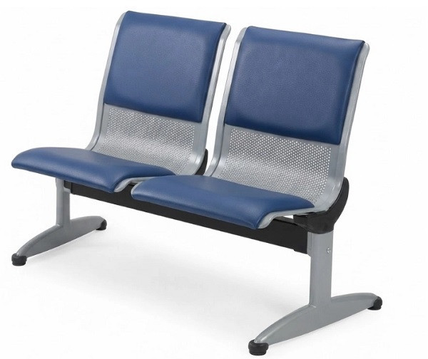 Ghế chờ mặt sơn tĩnh điện đệm lưng bọc da PVC chân sơn GC01SD