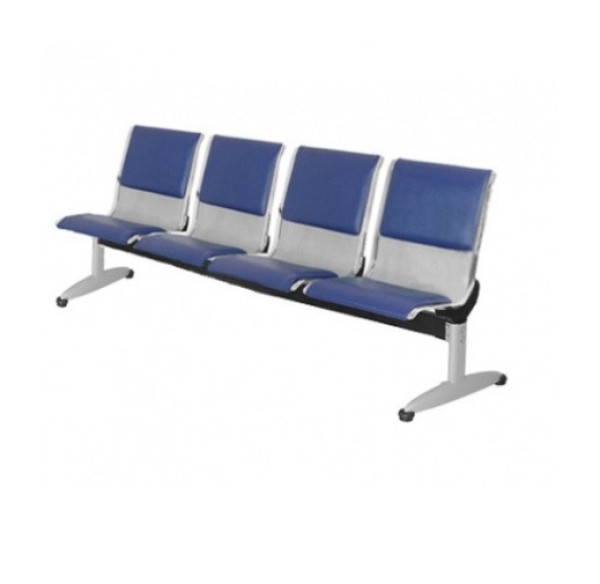 Ghế chờ mặt sơn tĩnh điện đệm lưng bọc da PVC chân sơn GC01SD