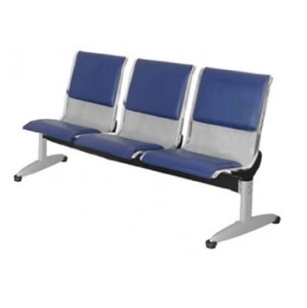 Ghế chờ mặt sơn tĩnh điện đệm lưng bọc da PVC chân sơn GC01SD