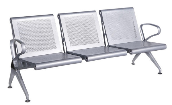 Ghế phòng chờ khung thép sơn tĩnh điện GPC03