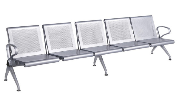 Ghế phòng chờ khung thép sơn tĩnh điện GPC03
